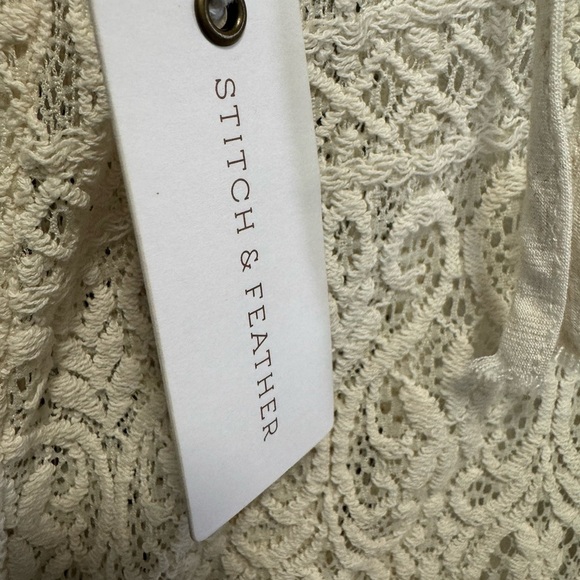 Mustard Seed Square Cut Mini Dress NWT sz Med - Picture 4 of 6